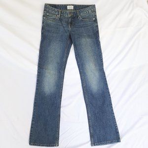 Aeropostale Jeans Short/court Size 1/2 Short Chelsea Boot Cut Black